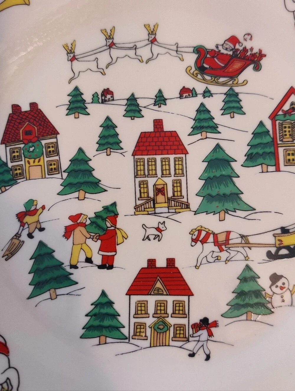 Jamestown Joy of Christmas Salad Dessert Plates 7 1/2